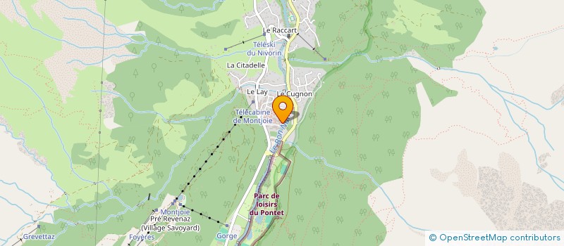 localisation de l'entreprise INDIVISION BARKER  LES CONTAMINES-MONTJOIE