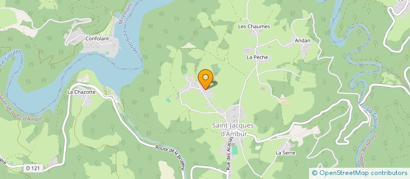 localisation de l'entreprise INDIVISION BARLOT  SAINT-JACQUES-D'AMBUR