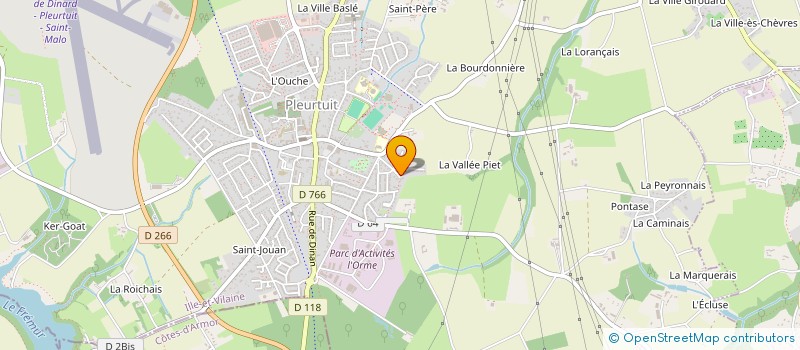 localisation de l'entreprise INDIVISION BARON / DURAND  PLEURTUIT