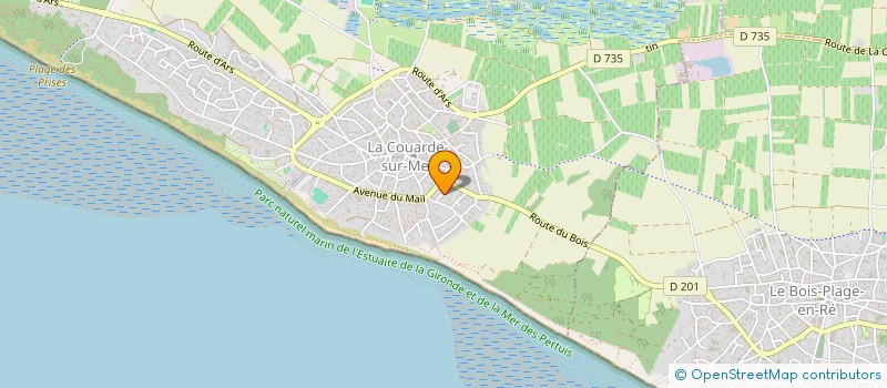 localisation de l'entreprise INDIVISION BARON - GUION  LA COUARDE-SUR-MER