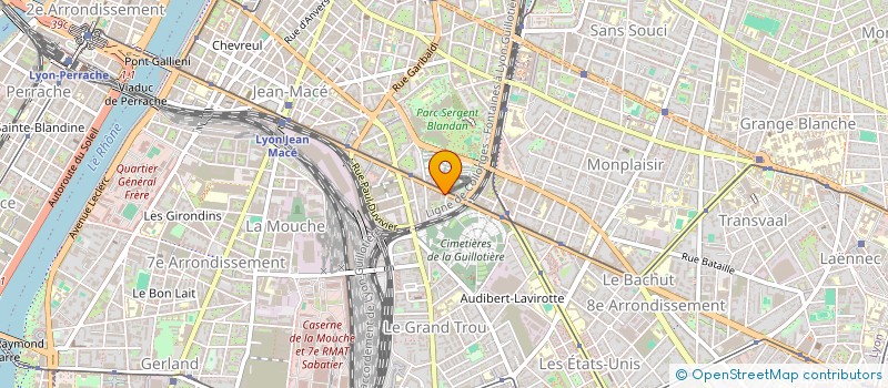 localisation de l'entreprise INDIVISION BARON TERRAILLON  LYON