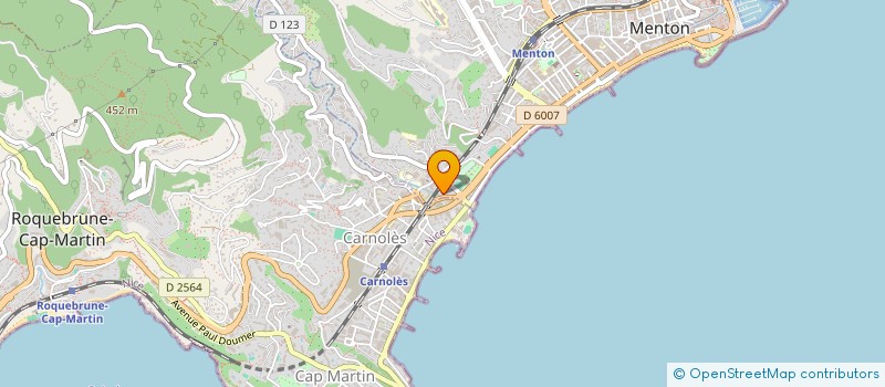 localisation de l'entreprise INDIVISION BARONE  MENTON