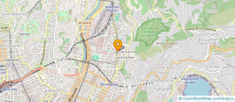 localisation de l'entreprise INDIVISION BARONE VERGNE à NICE
