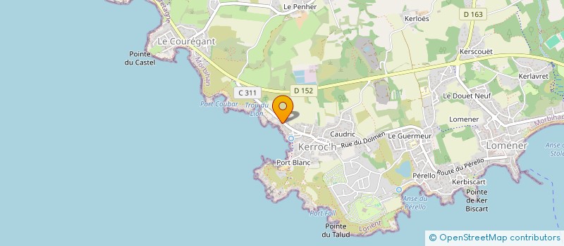 localisation de l'entreprise INDIVISION BARONNET  PLOEMEUR