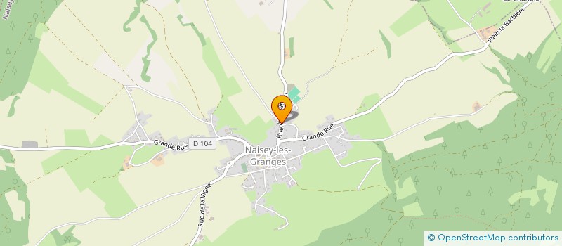 localisation de l'entreprise INDIVISION BARRAND JACQUEMET  COTEBRUNE