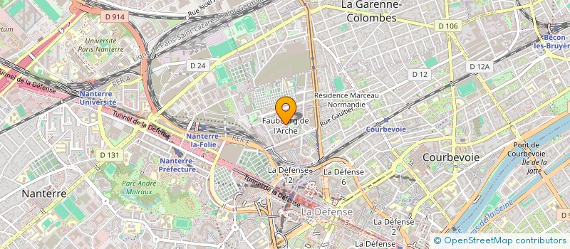 localisation de l'entreprise INDIVISION BARRAULT GAUTIER à COURBEVOIE