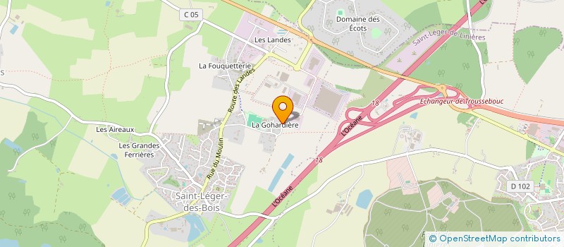 localisation de l'entreprise INDIVISION BARRE  SAINT-LEGER-DE-LINIERES