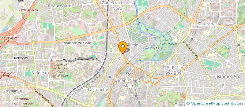 localisation de l'entreprise INDIVISION BARRE VARGAS  RENNES