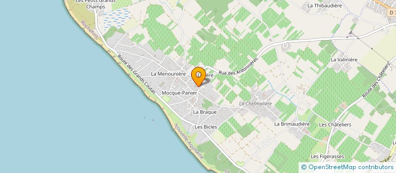 localisation de l'entreprise INDIVISION BARREAU  SAINT-PIERRE-D'OLERON