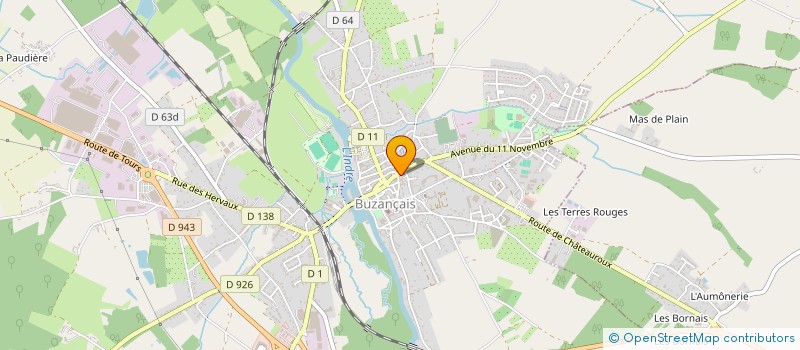 localisation de l'entreprise INDIVISION BARRIAU à BUZANCAIS
