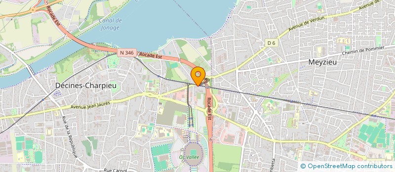 localisation de l'entreprise INDIVISION BARRILLOT  DECINES-CHARPIEU