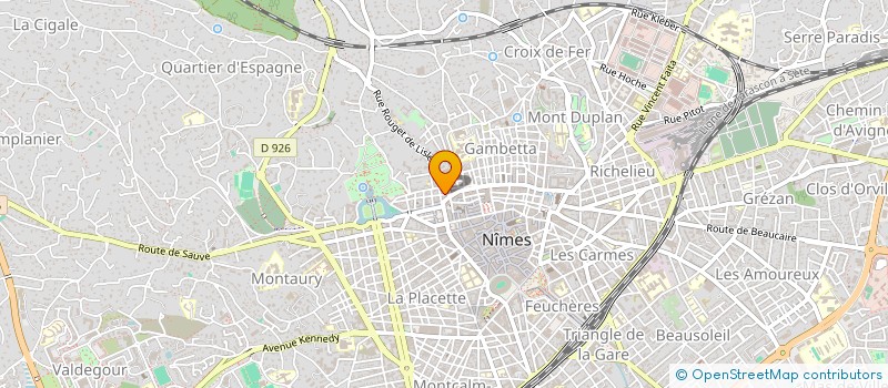 localisation de l'entreprise INDIVISION BARROSO CARBONNEL  NIMES