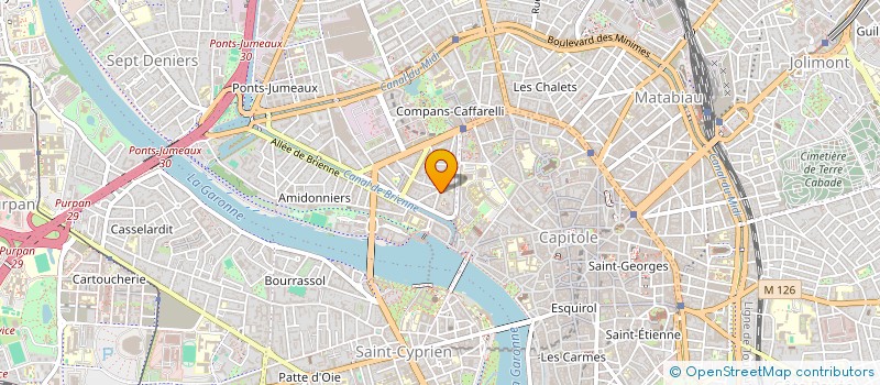 localisation de l'entreprise INDIVISION BARTHE  TOULOUSE