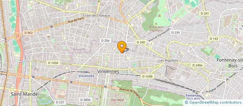 localisation de l'entreprise INDIVISION BARTHELEMY DESCHAMPS MARINE BUSCAYLET à VINCENNES