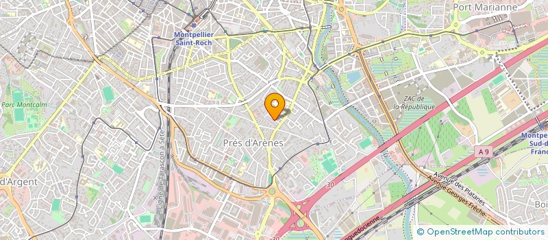 localisation de l'entreprise INDIVISION BARTHEZ à MONTPELLIER