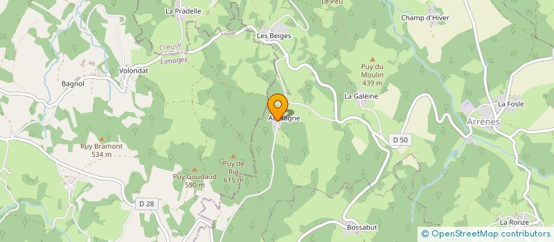 localisation de l'entreprise INDIVISION BARTHOUX à ARRENES