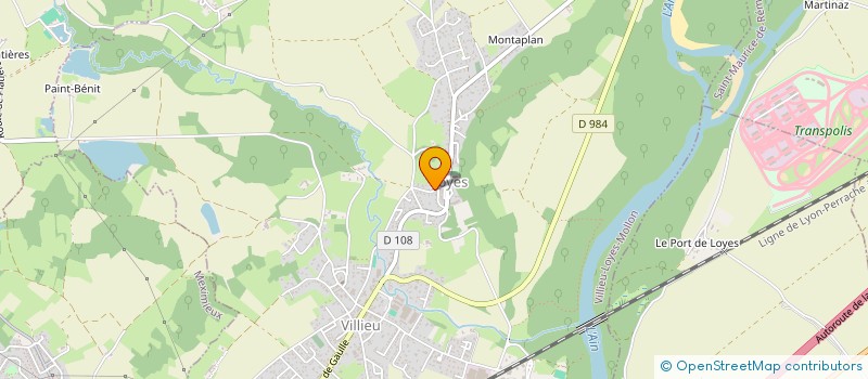 localisation de l'entreprise INDIVISION BARTOLOMUCCI - RIOU  VILLIEU-LOYES-MOLLON