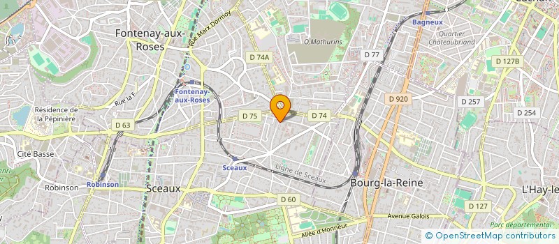 localisation de l'entreprise INDIVISION BASCOU JECHOUX à SCEAUX