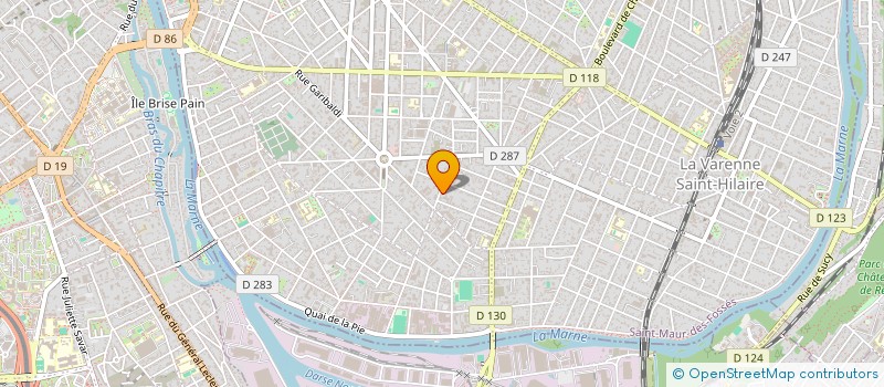 localisation de l'entreprise INDIVISION BASIRE LAURENCIN à SAINT-MAUR-DES-FOSSES