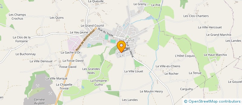 localisation de l'entreprise INDIVISION BASSET - MOY à BREHAND