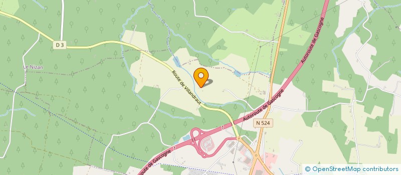 localisation de l'entreprise INDIVISION BASSEVILLE COMTE  LIGNAN-DE-BAZAS