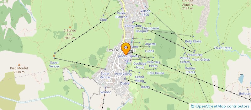 localisation de l'entreprise INDIVISION BASSON-PICHON à LES DEUX ALPES