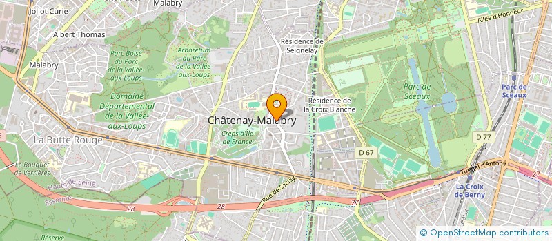 localisation de l'entreprise INDIVISION BASTIDE  CHATENAY-MALABRY