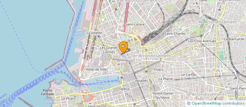 localisation de l'entreprise INDIVISION BASTIDE VASSEUR à MARSEILLE
