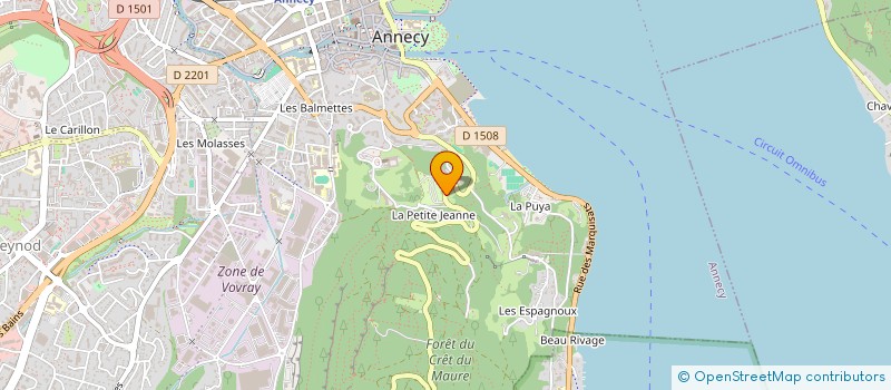 localisation de l'entreprise INDIVISION BASTIDON à ANNECY