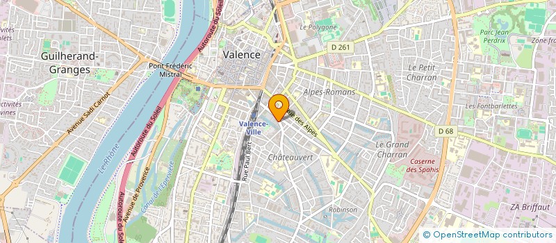 localisation de l'entreprise INDIVISION BASTIEN GARNIER ANTOINE HENRIQUET à VALENCE
