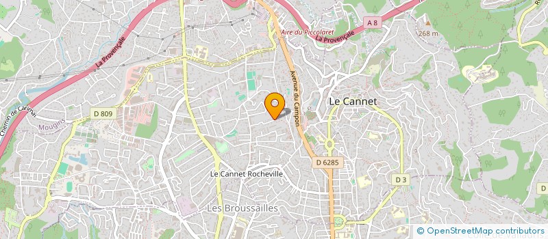 localisation de l'entreprise INDIVISION BASTO à LE CANNET