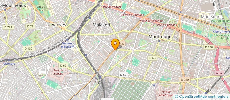 localisation de l'entreprise INDIVISION BATAILLE FERRE MORLEY  MONTROUGE