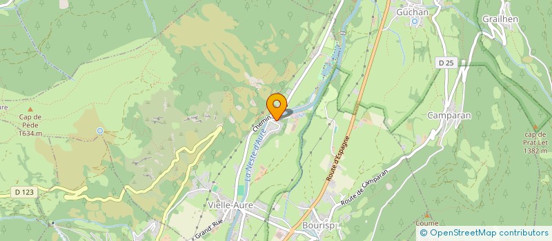 localisation de l'entreprise INDIVISION BATAILLER ROULEAU JOLIVET PAPIN  VIELLE-AURE