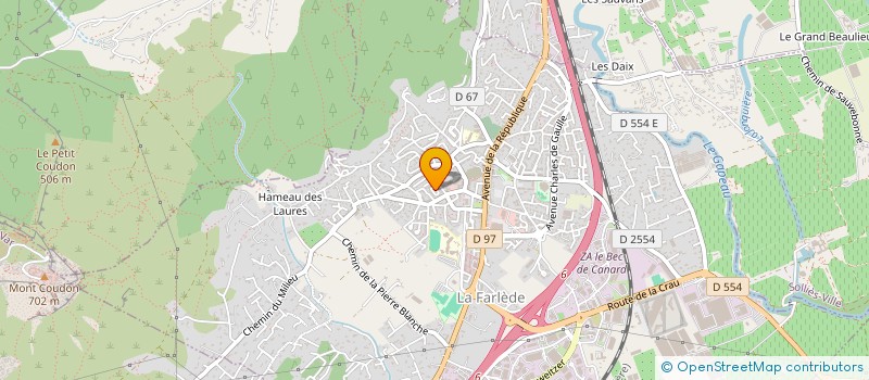 localisation de l'entreprise INDIVISION BATISSE ET ROUX  LA FARLEDE