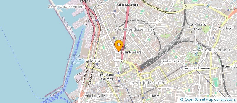 localisation de l'entreprise INDIVISION BATOUCHE LEFORESTIER à MARSEILLE