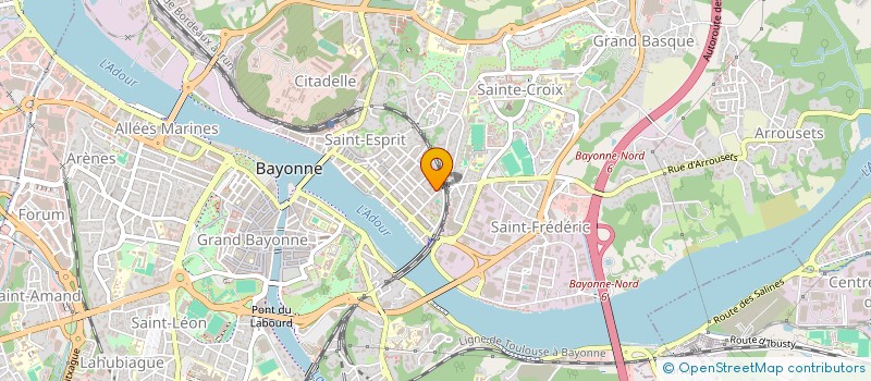 localisation de l'entreprise INDIVISION BATUT DUBOURG  BAYONNE