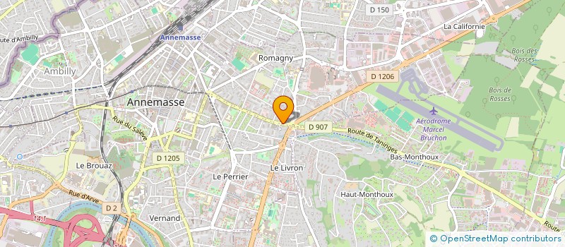 localisation de l'entreprise INDIVISION BAUD à ANNEMASSE