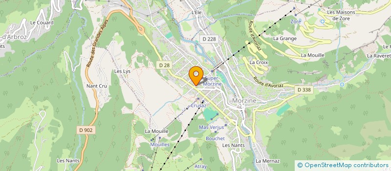 localisation de l'entreprise INDIVISION BAUD ARMAND à MORZINE