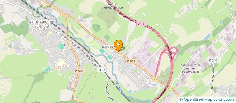 localisation de l'entreprise INDIVISION BAUDAERT FRANCOISE  LA CAPELLE-LES-BOULOGNE