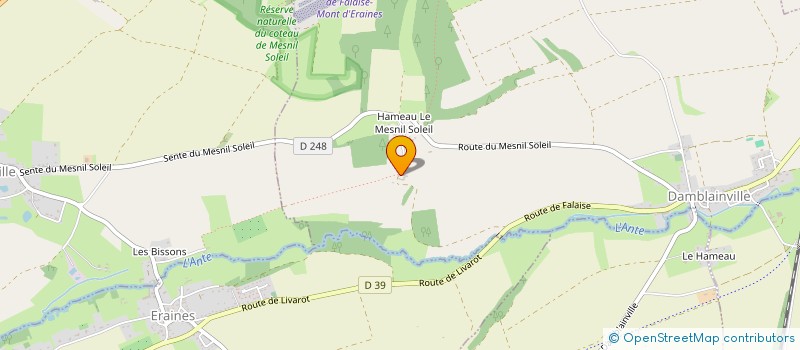 localisation de l'entreprise INDIVISION BAUDEL  DAMBLAINVILLE