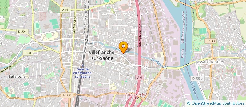 localisation de l'entreprise INDIVISION BAUDELIN ET ANDRE-CHARTIER  VILLEFRANCHE-SUR-SAONE