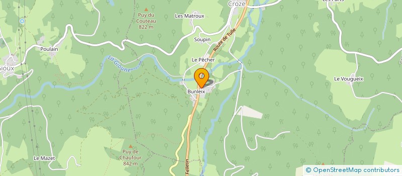 localisation de l'entreprise INDIVISION BAUDIN-FLORAND à CROZE