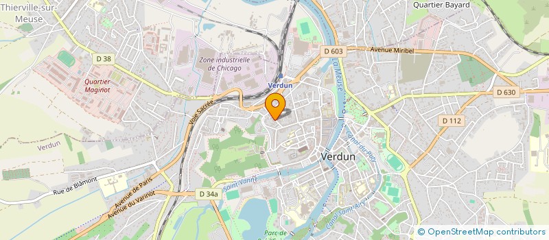 localisation de l'entreprise INDIVISION BAUDOT  VERDUN