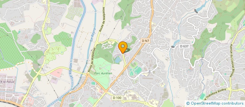 localisation de l'entreprise INDIVISION BAUDOT/ VIGOT-LOYER  FREJUS