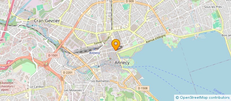 localisation de l'entreprise INDIVISION BAUDRION RENEE  ANNECY