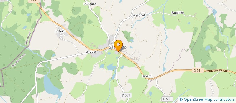 localisation de l'entreprise INDIVISION BAUDRON à SAINT-AVIT