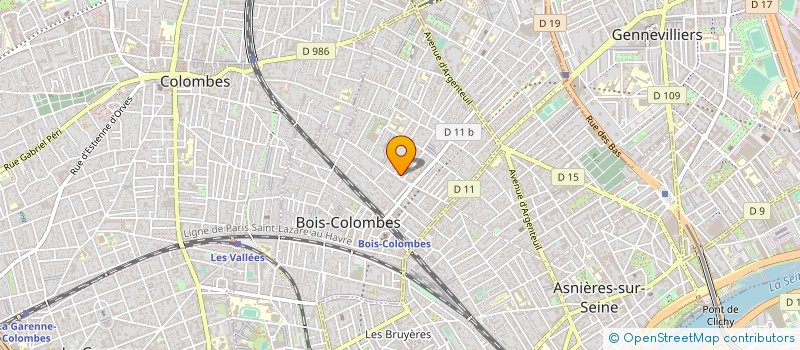 localisation de l'entreprise INDIVISION BAUER MALASPINA à BOIS-COLOMBES