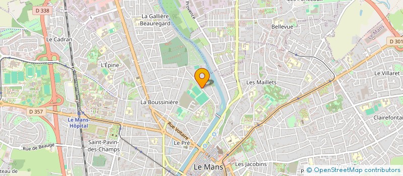 localisation de l'entreprise INDIVISION BAUFRETON  LE MANS