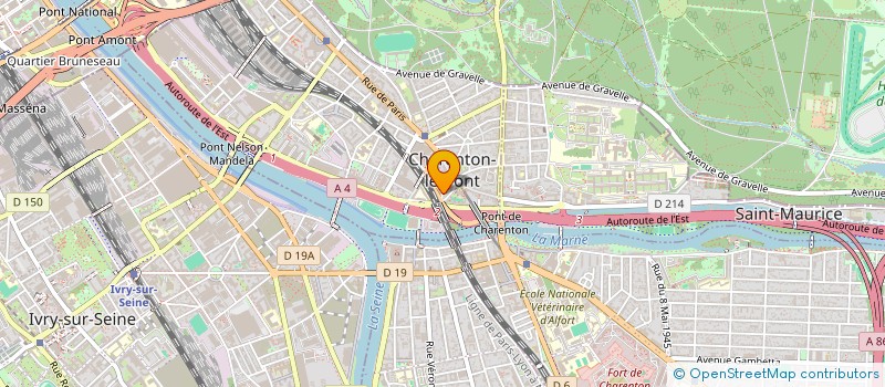 localisation de l'entreprise INDIVISION BAUGILLOT ET JACQUES  CHARENTON-LE-PONT