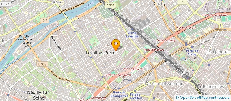 localisation de l'entreprise INDIVISION BAUMANN-GHATRADYAL à LEVALLOIS-PERRET
